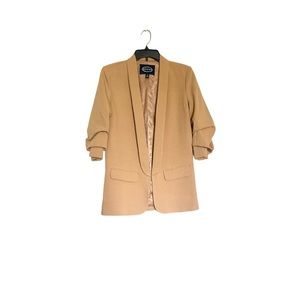 Tan Blazer Suit Jacket